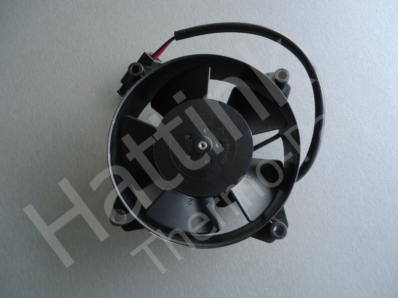 thumbnail image 2 of Feiteplus 4” 12V Low Profile Puller Fan – Curved Blade, 140W, OE VA32-A101-62A / 30103018 2 of 4