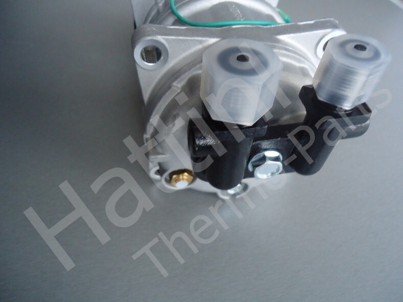 Compressor Que QP15XD OR Vert.24V Ø119mm Poly-V8 | Hattink Thermo Parts