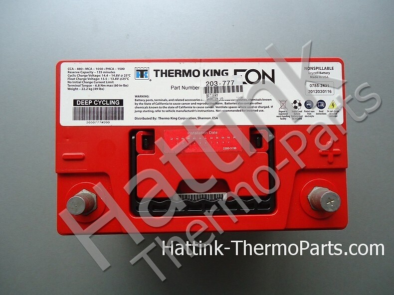 880cca | Hattink SLX100/SLX200/SLX300/SLX400 EON Battery 12V Thermo Parts