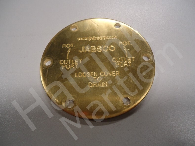 End Cover Pair With O-Ring Groove – Replaces Jabsco 11831-0000 Johnson 01-46648-1 Volvo 3581617